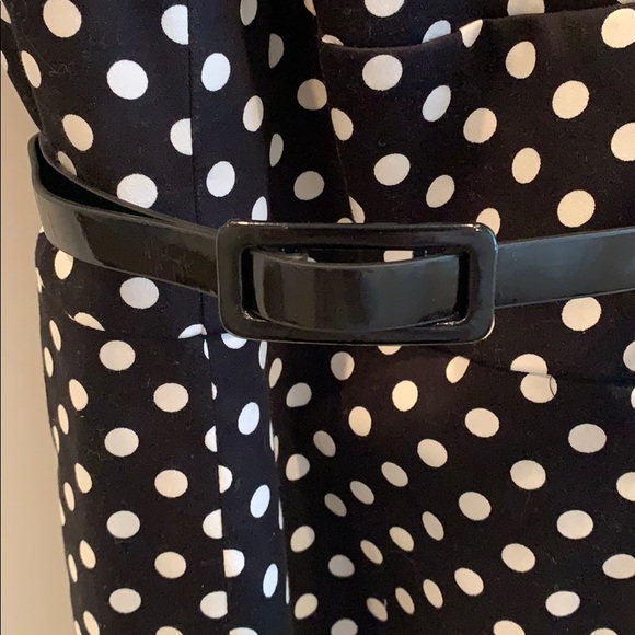 WHBM Black and White Polka Dot Dress - Picture 4 of 6